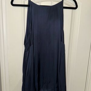 Lane Bryant Navy Dressy Tank Top